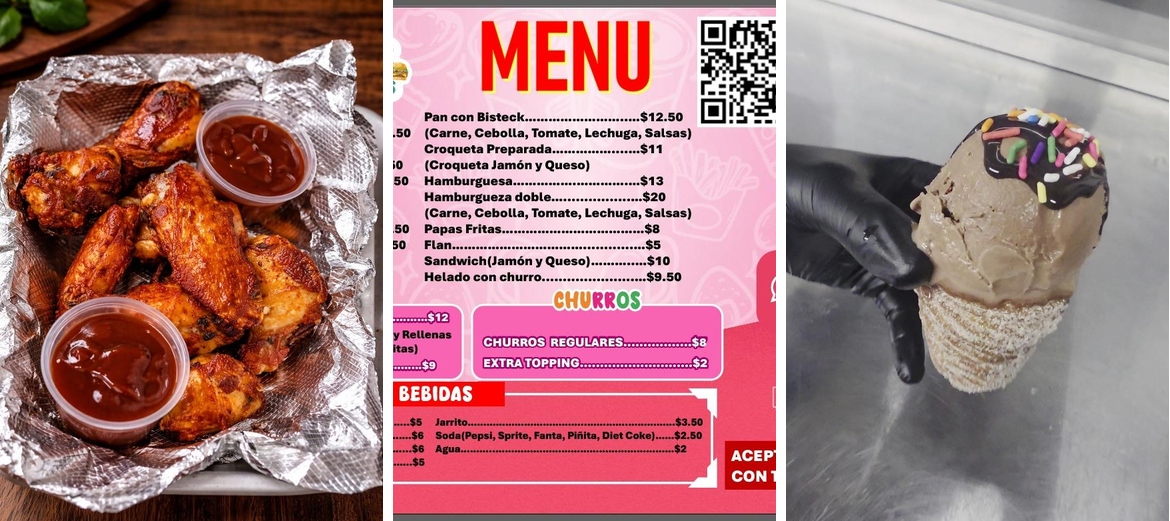 BIchota's pizza y mas Menu