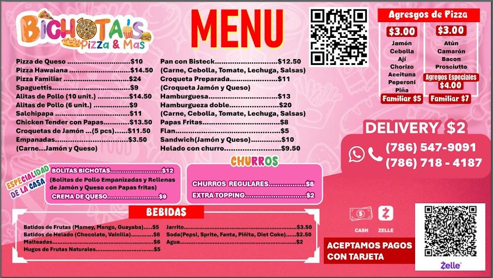 BIchota's pizza y mas Menu image 2